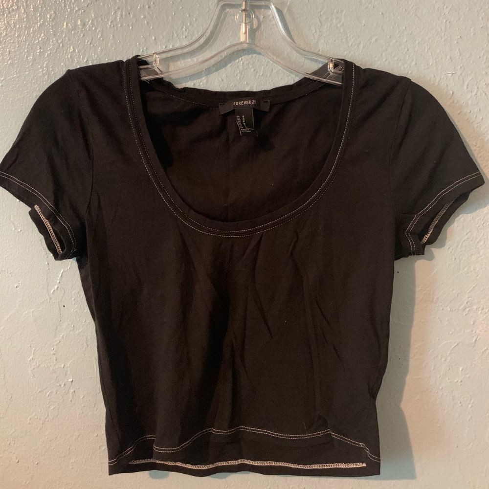 Black Crop Top